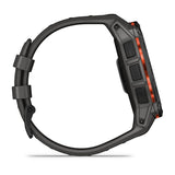 Garmin Instinct 3 - 50 mm Solar - Black w/ Charcoal Silicone Band