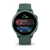 Garmin Vivoactive 6 - Metallic Jasper Green with Jasper Green Band