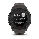 Garmin Instinct E - 40 mm - Black w/ Charcoal Silicone Band