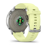 Garmin Venu 4 - 45mm - Silver with Citron Silicone band