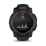Garmin Instinct 3 - 45 mm AMOLED - Black w/ Black Silicone Band