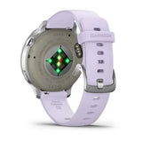 Garmin Venu 4 - 41mm - Silver with Periwinkle Silicone Band