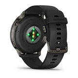 Garmin Venu 4 - 45mm - Slate with Black Silicone Band