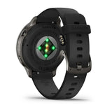 Garmin Venu 4 - 41mm - Slate with Black Silicone Band