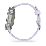 Garmin Venu 4 - 41mm - Silver with Periwinkle Silicone Band