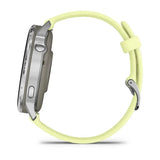 Garmin Venu 4 - 45mm - Silver with Citron Silicone band