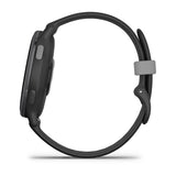 Garmin Vivoactive 5 - Slate Aluminum Bezel with Black Case and Silicone Band