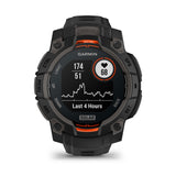 Garmin Instinct 3 - 45 mm Solar - Black w/ Black Silicone Band
