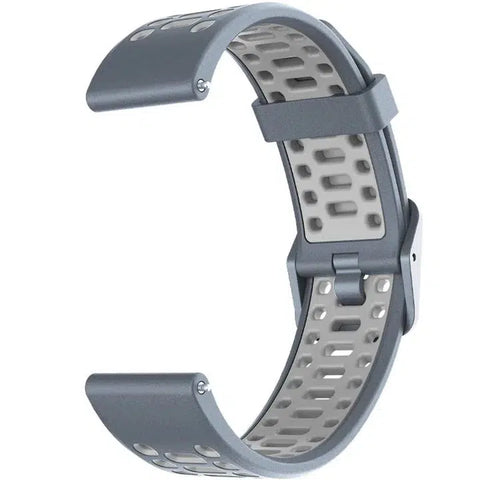 COROS 20mm Silcone Watch Band - Blue Steel