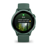 Garmin Vivoactive 6 - Metallic Jasper Green with Jasper Green Band
