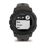 Garmin Instinct E - 40 mm - Black w/ Charcoal Silicone Band