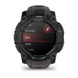 Garmin Instinct 3 - 50 mm AMOLED - Black w/ Charcoal Silicone Band