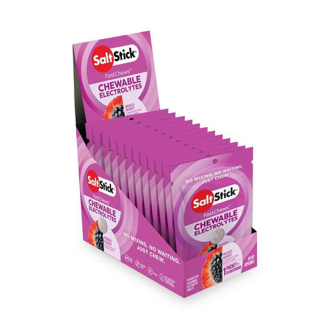 Salt Stick FastChews - Mixed Berry - Case (12 Packets)