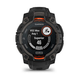 Garmin Instinct 3 - 45 mm Solar - Black w/ Black Silicone Band