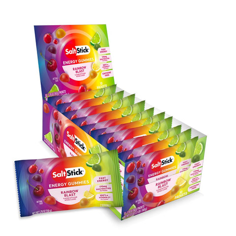 Salt Stick Energy Gummies - Rainbow Blast - Case (10 Packets)