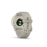 Garmin vivomove Trend - Cream Gold Stainless Steel Bezel with French Grey Case and Silicone Band