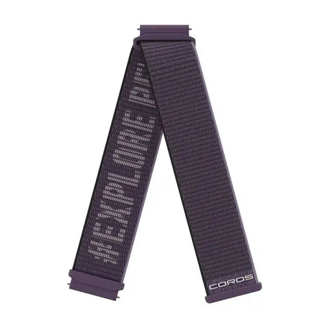 COROS 22mm Nylon Watch Band - Purple