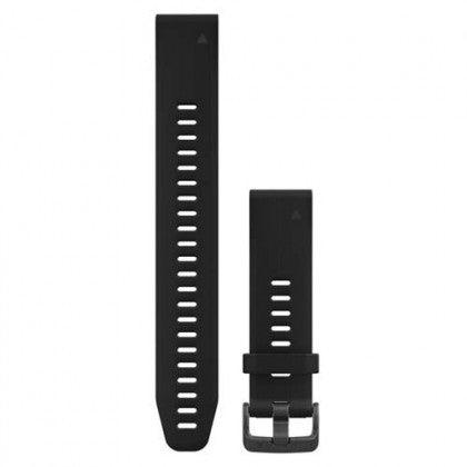 Garmin QuickFit 20 - Black Silicone Band Large (Version 2)