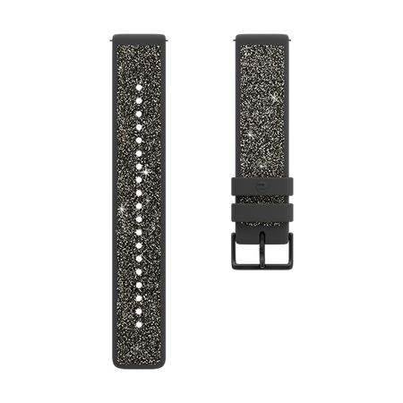 Polar Crystal Wristband 20mm - Grey Crystal