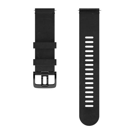 Polar Leather Wristband 22mm - Black