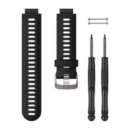 Garmin Forerunner 735XT - Black / Grey Silicone Band