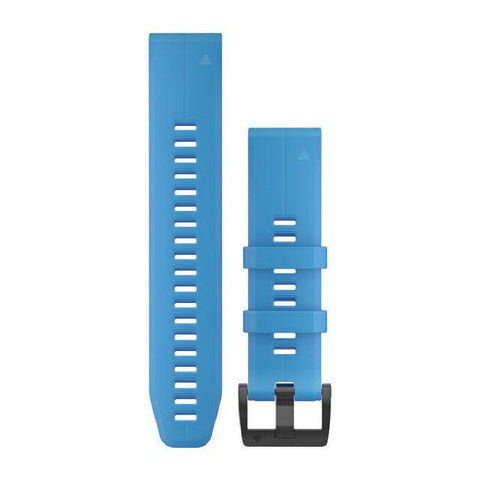 Garmin QuickFit 22 - Cyan Blue Silicone Band