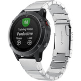 Watch Band* - Ceramic Stainless Steel suits Garmin clip-on 26mm