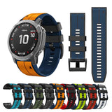 HTA Watch Band - Flexi Silicone Two Tone Quickfit 22mm