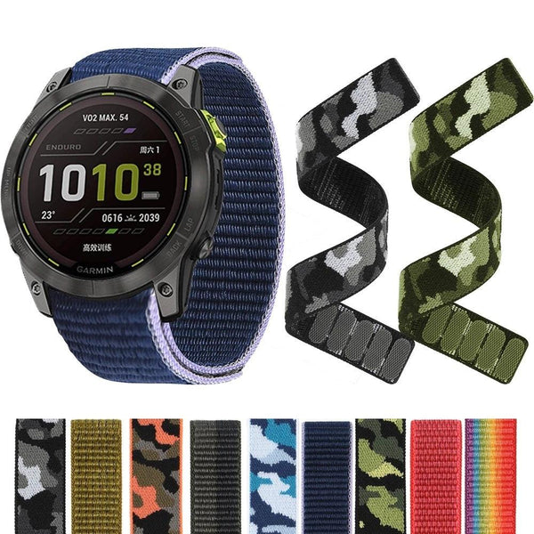 Velcro Cinturino Garmin 935 HTA Watch Band Easy Fit Sports Velcro