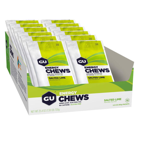 GU Energy Mini Chews - Salted Lime - Box of 12