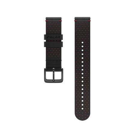 Polar Leather Wristband 20mm - Black