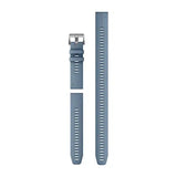 Garmin *QuickFit 22 Watch Bands, Hurricane Blue Silicone (3-piece Dive Set)