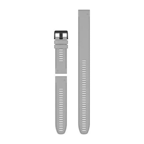 Garmin ~QuickFit 26 Watch Bands, Powder Grey Silicone (3-piece Set)