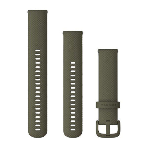 Garmin *Quick Release 20mm - Moss Silicone Band