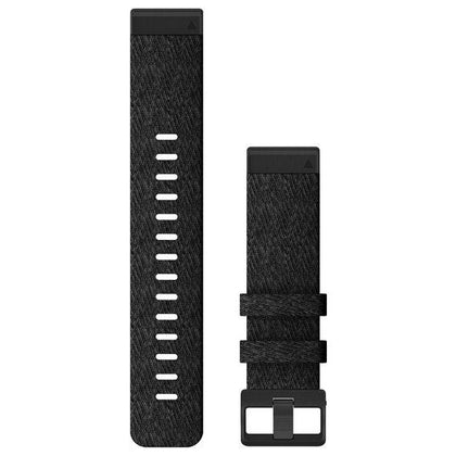 Garmin QuickFit 22 - Heathered Black Nylon Band