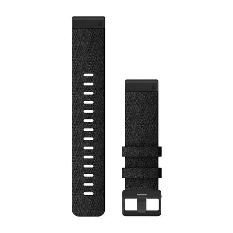 Garmin QuickFit 22 - Heathered Black Nylon Band