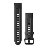 Garmin QuickFit 20 - Black Silicone Band (Version 3)