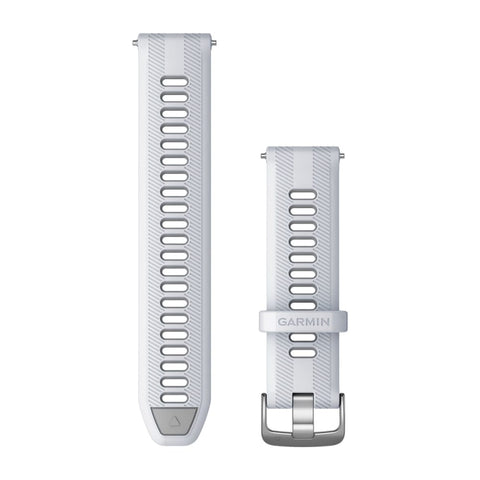 Garmin Forerunner 22mm Watch Band - Whitestone Powder Gary/Silver Ver3