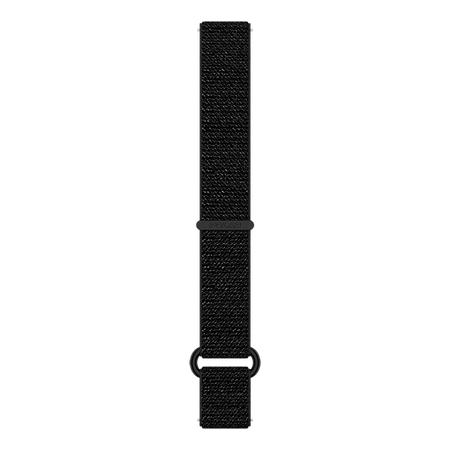 Polar Hook and Loop Nylon Wristband 20mm Med/Large - Black