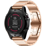 Watch Band* - Ceramic Stainless Steel suits Garmin clip-on 26mm